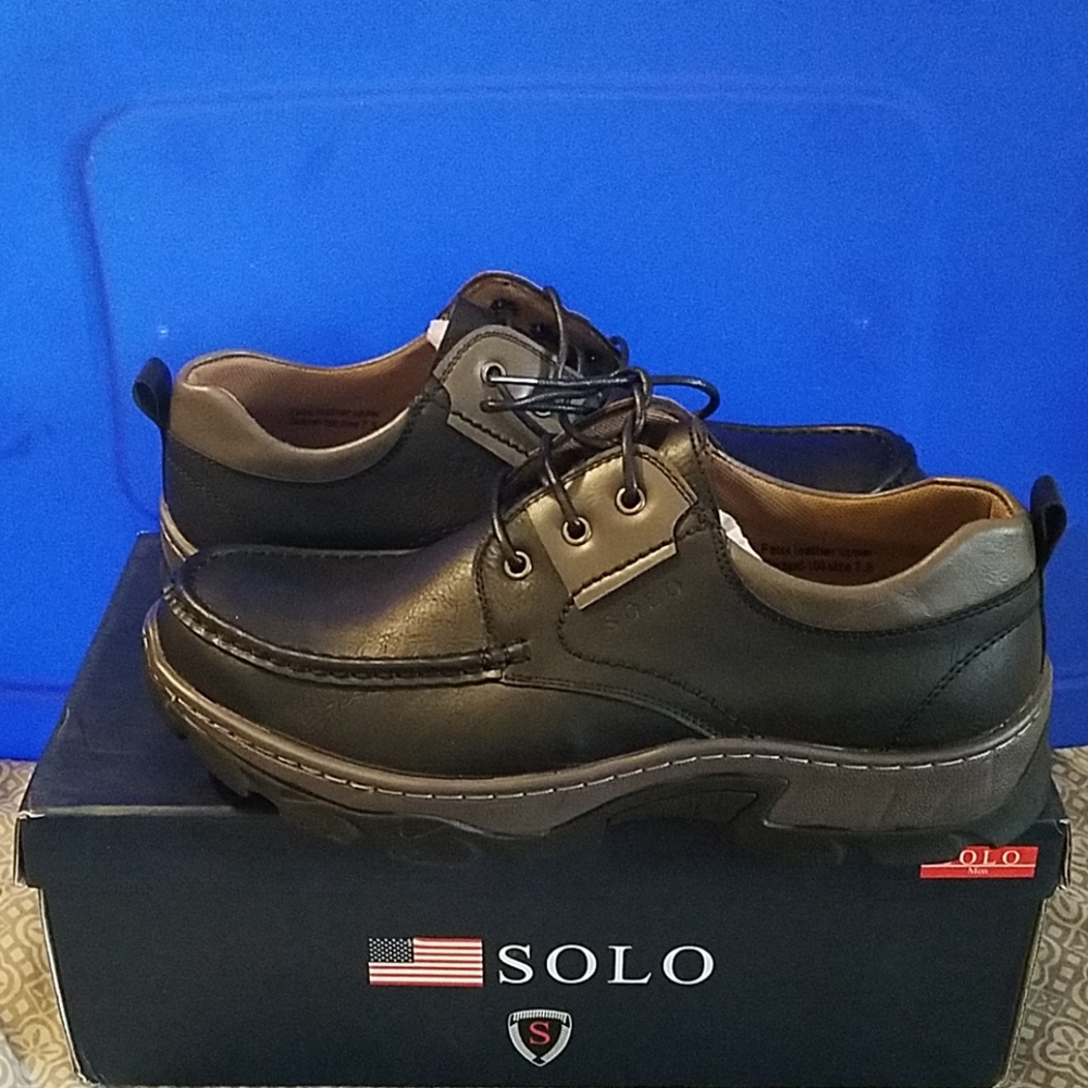 Solo man color black size 7.5